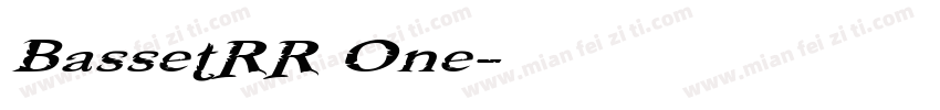 BassetRR One字体转换